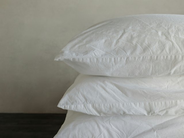 A stack of pillows